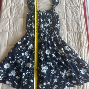 Navy Blue Hollister Floral dress small